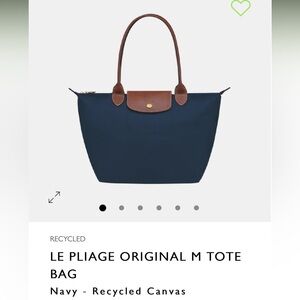 Navy Blue Longchamp tote